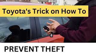 Toyota Has a Key Fob Trick on How To Prevent Theft and Save Battery Life