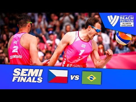 Perusic/Schweiner vs. George/Saymon - Semi Final Highlights | Alanya 2025 #BeachProTour