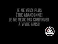 Dead by sunrise - Let down (traduction française ...