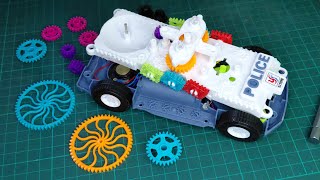 Transparent Gears Police Car Toy – SEE What’s Inside & Gear Not Moving FIX / Repair