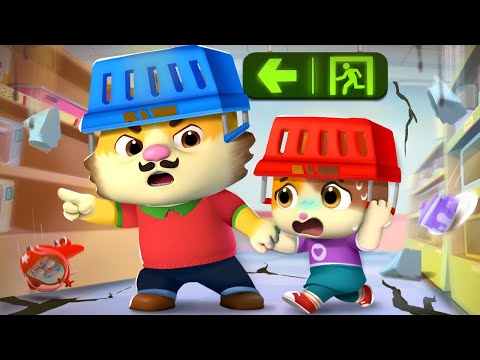 Earthquake Drills | Drop, Cover, Hold on | Safety Tips | Kids Songs | Mimi and Daddy