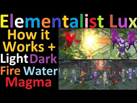 Elementalist Lux - How it Works + Light, Dark, Water, Fire, and Magma