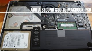 How To Add Second A SSD to Replace Optical Drive MacBook Pro 2012