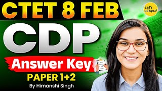 CTET 8th Feb 2026 Answer Key CDP Paper (1+2) by Himanshi Singh