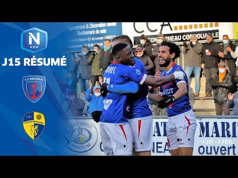 J15 | US Concarneau - Stade Briochin (3-0), le résumé | National FFF 2021-2022