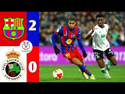 Barcelona vs Racing Santander 2-0 All Goals & Extended Highlights | 2026 HD 