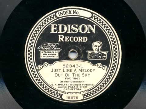 Just Like A Melody Out Of The Sky by B A Rolfe and his Palais D'Or Orchestra, 1928