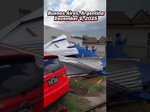 The aftermath of squally winds in Carlos Casares (Buenos Aires, Argentina, December 6, 2025).