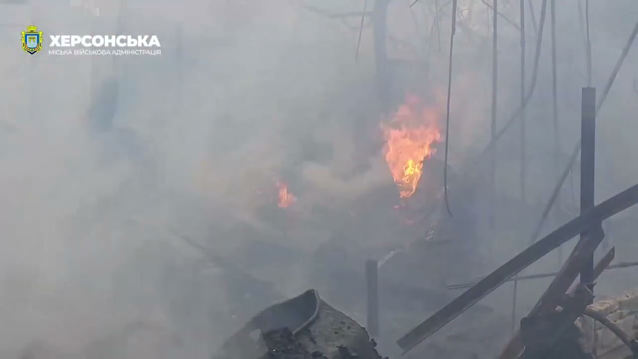 російська армія обстріляла Херсон 7 лютого