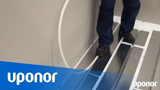 Installation af gulvvarme på eksisterende gulv med 30 mm gulvvarmeplader