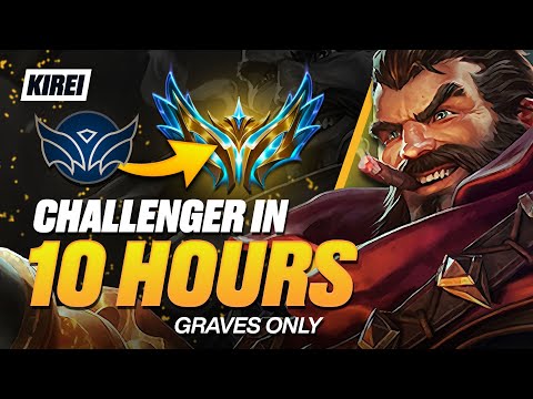 Unranked to Challenger in 10 Hours - Graves Gameplay