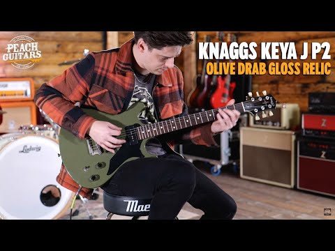 No Talking...Just Tones | Knaggs Keya J P2 Olive Drab Gloss-Relic