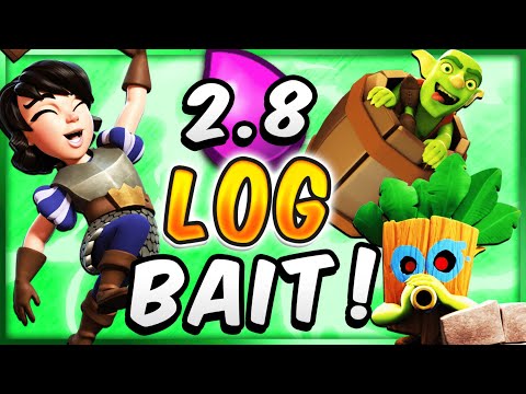 THIS IS BROKEN! BEST LOG BAIT DECK IN CLASH ROYALE!