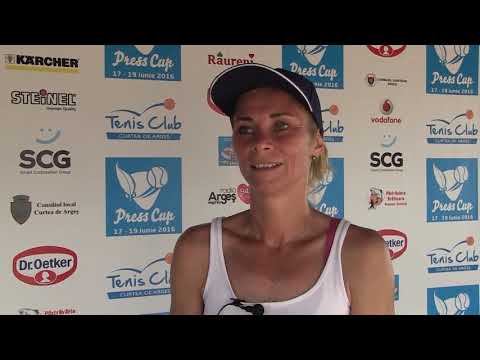 Interviu Catalina Cristea   Dr Oetker Press Cup 2016