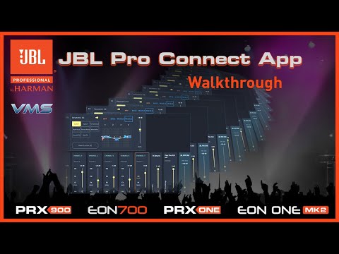 JBL Pro Connect App | Walkthrough