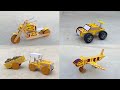 4 Amazing Thing Making At Home Machis Ke 4 Khilaune Airplane Bike Car Tractor Kaise Banate Hain