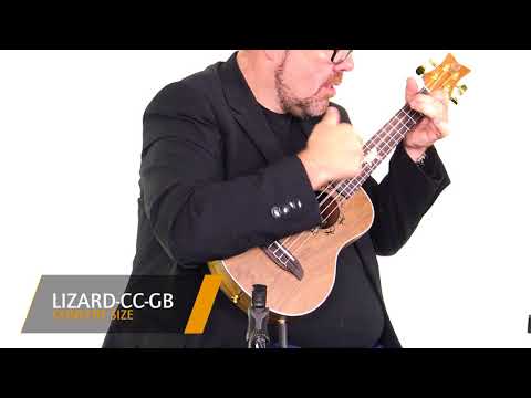 Демонстрация укулеле Ortega LIZARD-CC-GB