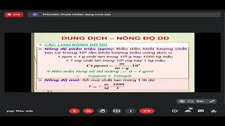 Buổi 1 | Hoá Phân Tích - HCMUT_ ĐH Bách Khoa HCM - Bài giảng 10 điểm cuối kỳ