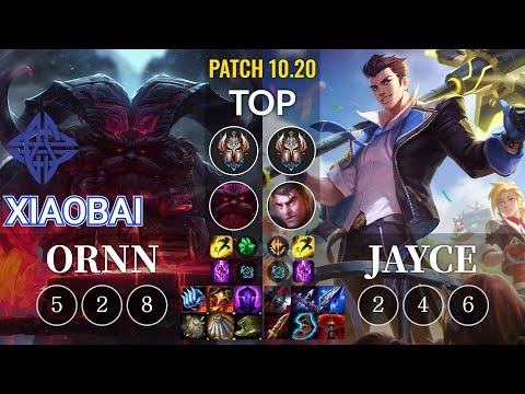 ES Xiaobai Ornn vs Jayce Top - KR Patch 10.20