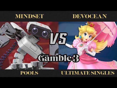 The Gamble 3 Pools - Mindset (ROB) vs. Devocean (Peach) - SSBU