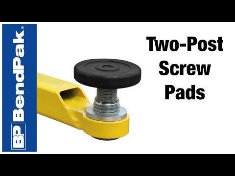 BendPak New Two-Post Screw Pad Adapter Demo
