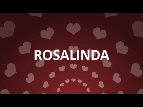 HAPPY BIRTHDAY ROSALINDA