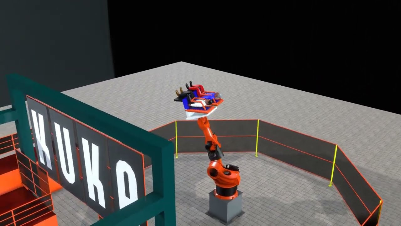 Visual Components - KUKA Coaster with Blender Add-on (2007 eCatalogue)