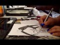 Speed Drawing PewDiePie And Slenderman Fanart