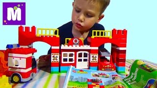 Конструктор lego duplo town пожарная станция 10593