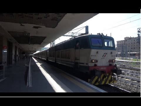 E656.431 sull' EXP 14220 Roma Ostiense - Lourdes, in partenza da Roma Ostiense