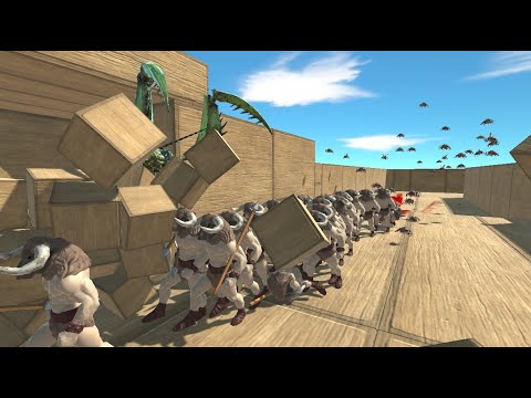 SURVIVAL RACE 3! Chase by Swarm Bugs - Animal Revolt Battle Simulator