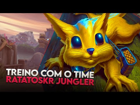 RATATOSKR JUNGLER, TREINO COM O TIME - ⚡ Smite BR Conquista Scrim