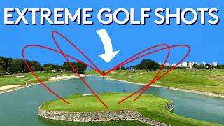 Can Pro Golfers Hit An Island Green With A 100+ Yard Slice?