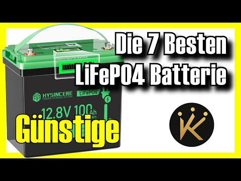 🔋🔥 Die 7 BESTEN GÜNSTIGEN LiFePO4 Batterien von Amazon [2025]✅[Preis/Leistung] Solarbatterien