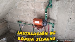 instalando bomba Siemens