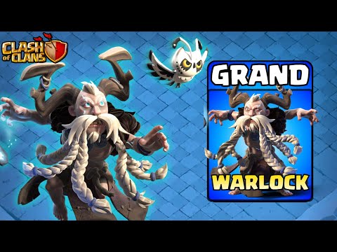 NEW Grand Warlock Skin Review! (Clash Of Clans)
