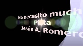 No necesito mucho Pista Jesus Adrian Romero