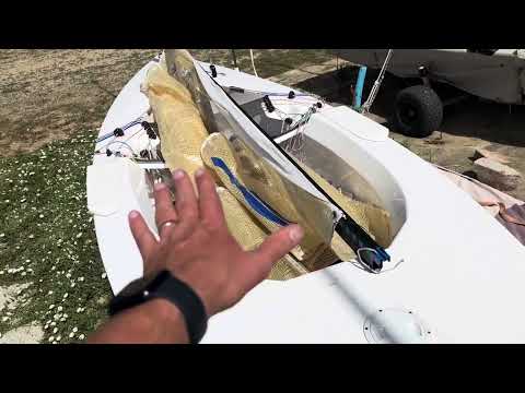 Finn Sailboat rigging basics: mast rake