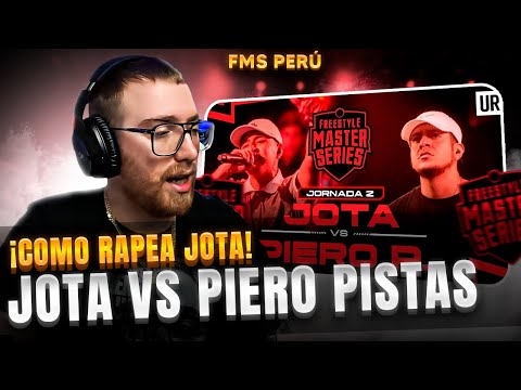 ¡CÓMO RAPEA JOTA! | JOTA VS PIERO PISTAS FMS PERÚ J2