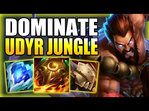 HOW TO PLAY UDYR JUNGLE & DOMINATE THE EARLY GAME! - Best Build/Runes S+ Guide - League of Legends
