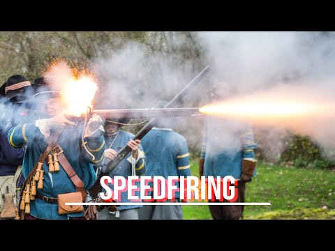 English Civil War musket speed firing