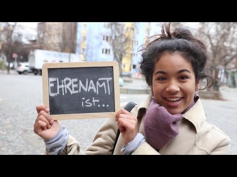 Straßenumfrage zum Thema Ehrenamt