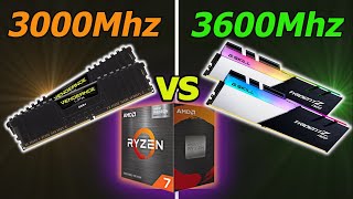 RAM SPEED MATTERS w/ Ryzen 7 5700g!  3000mhz vs 3600mhz - BIG FPS GAINS!