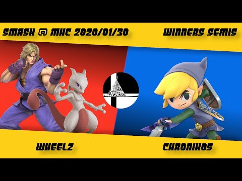 Wheelz (Mewtwo, Ken) Vs Chronikos (Toon Link) - Winners Semis - Smash at MHC January 30, 2020