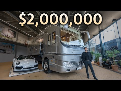, title : 'Touring a $2,000,000 Luxury Motorhome with Secret Supercar Garage'