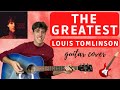 Louis Tomlinson - The Greatest (EASY guitar cover with tabs|chords) 🎸🎶