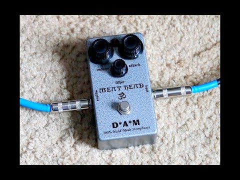 D*A*M* Differential Audio Manifestationz  Meathead fuzz, extremely rare serial #009, hand-built in 2007 by Differential Audio Manifestationz (DAM) image 12
