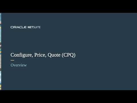 NetSuite CPQ