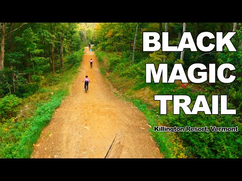 Riding Black Magic Trail at Killington Mountain Resort
