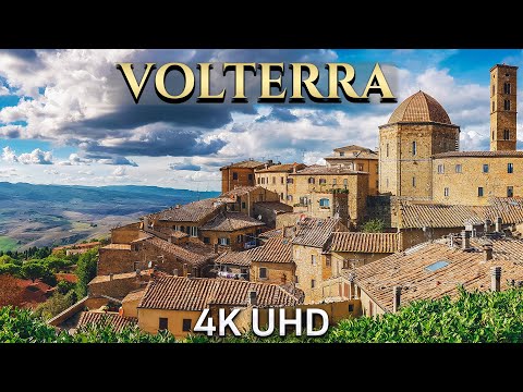 Volterra  – The Enchanting Hilltop Town of Tuscany 4k